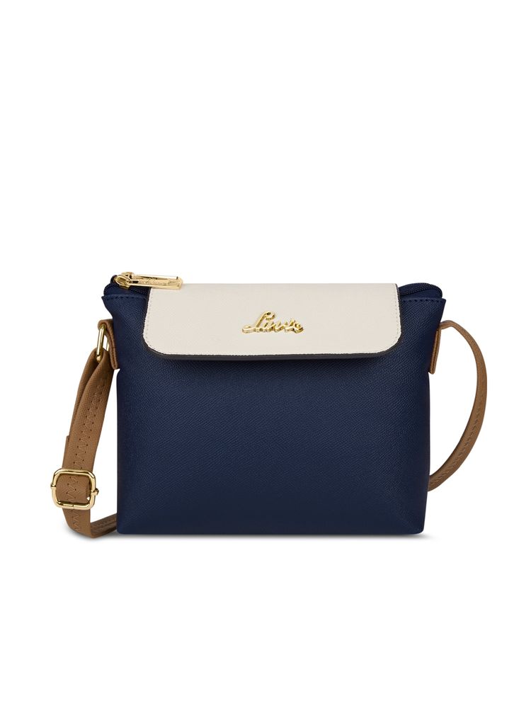 Lavie Rove Women's 2C Flap Sling Bag -Navy Blue (Small)-picture-23