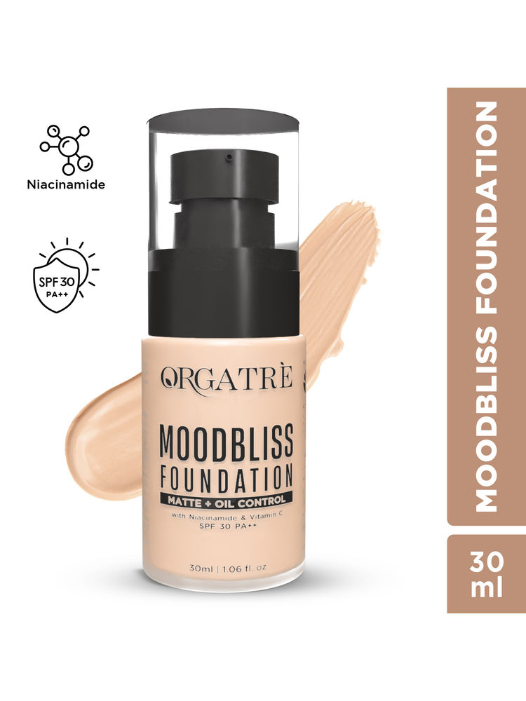 Orgatre Matte+ Oil Control Makeup Foundation SPF 30 - Longwear Enriched with Niacinamide, Vit C -240-picture-24