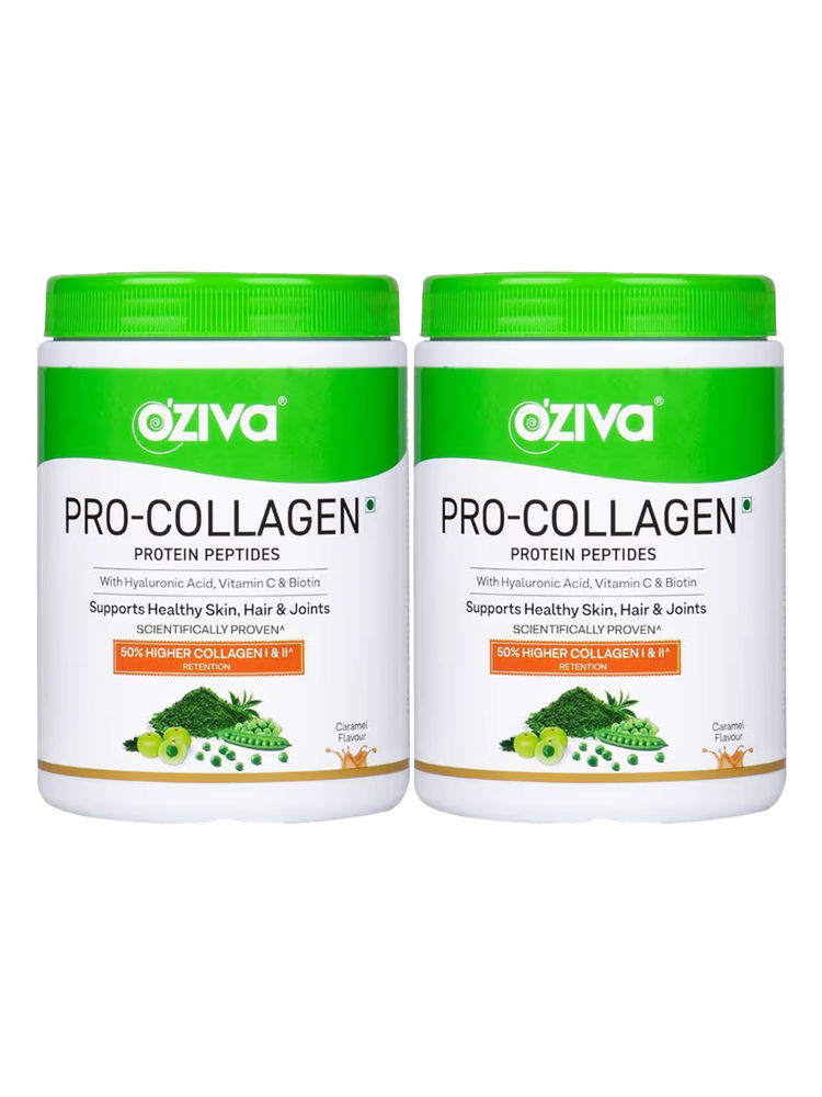Oziva Pro-Collagen Protein Peptides With Clean Protein - Caramel Flavour-image-4