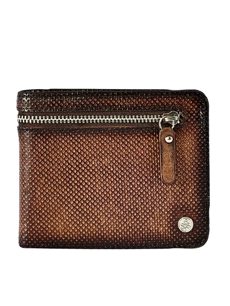 Eske Rory Tan Textured Genuine Leather Mens Bifold Wallet Rfid 10 Card Holders-picture-10