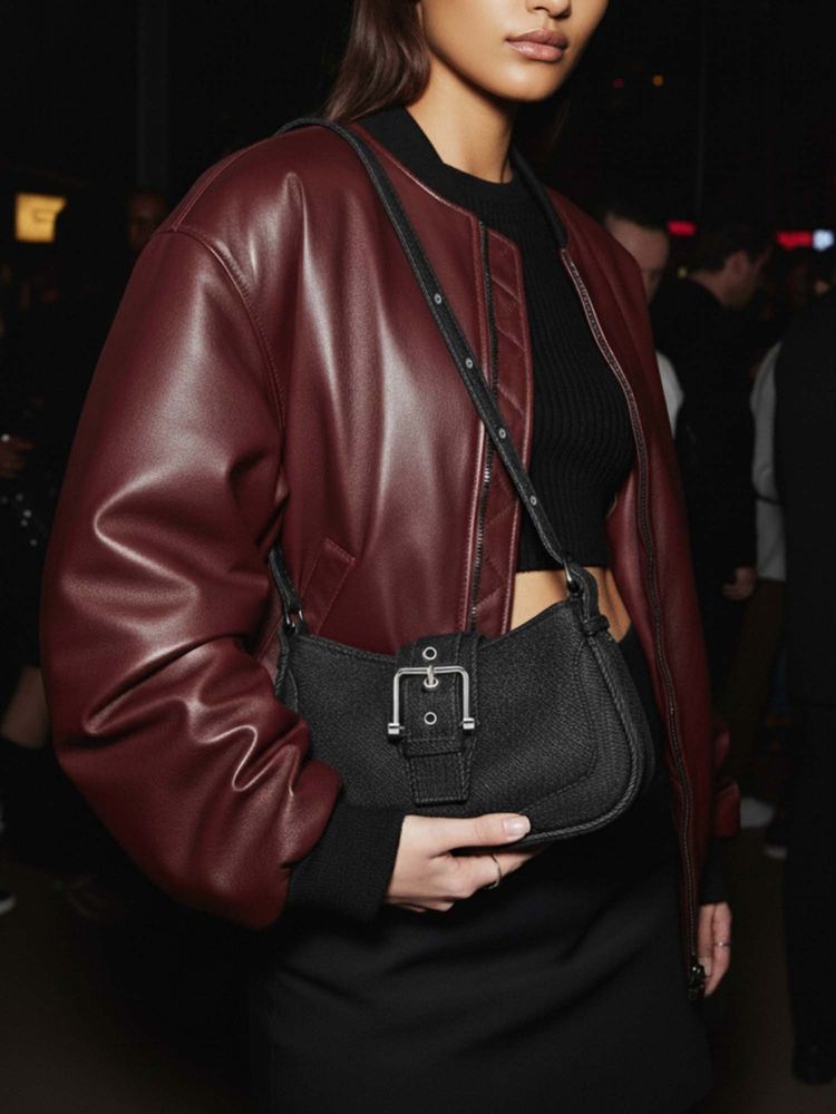 EcoRight Women Black Denim Shoulder Bag-picture-11