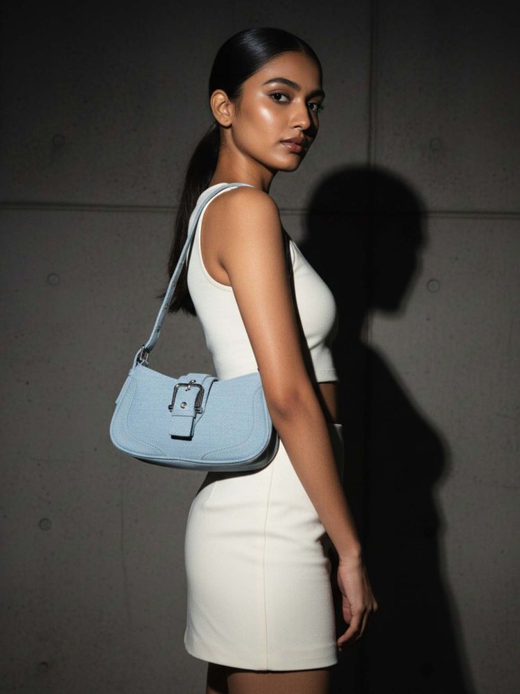 EcoRight Women Blue Denim Shoulder Bag-picture-25