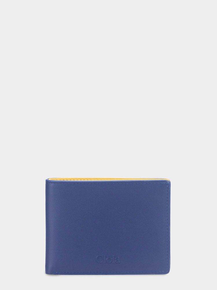 Gioia Men Blue Mini Bifold Wallet-image-24