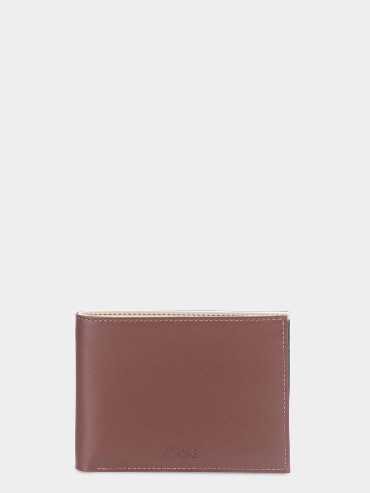 Gioia Men Brown Solid Bifold Wallet-image-30