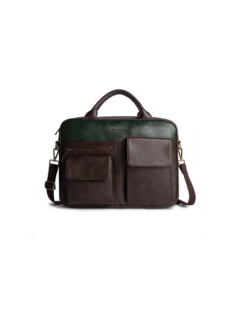 Gauge Machine 16 Brown Laptop Bag