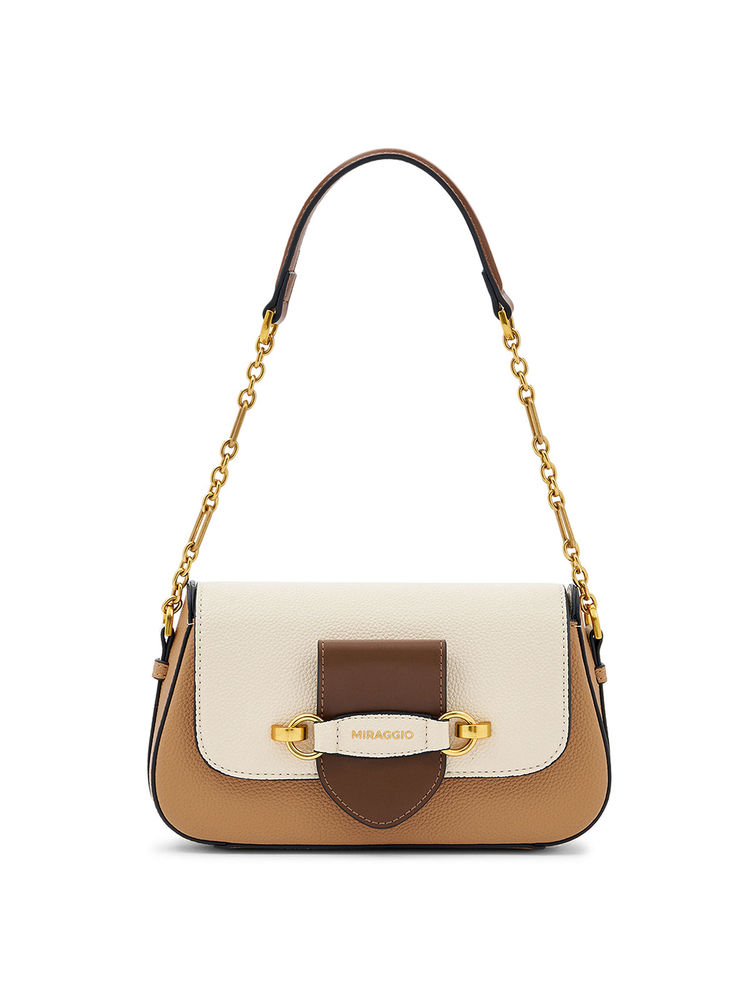 MIRAGGIO Beige Cece Shoulder Bag