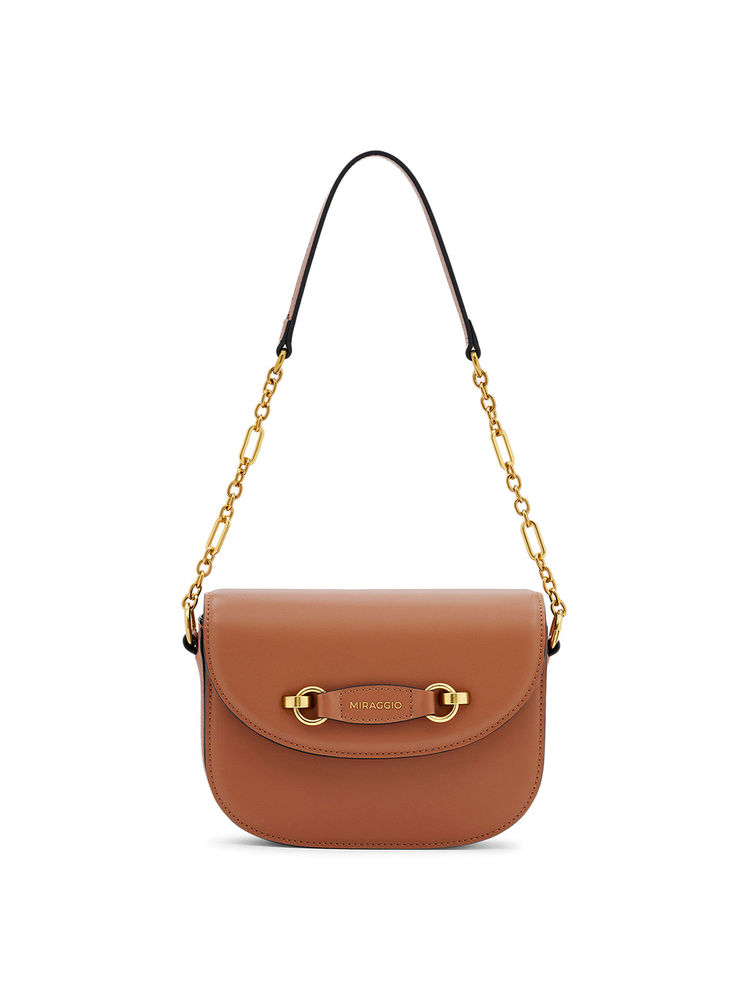 MIRAGGIO Brown Alisa Shoulder Bag-picture-12
