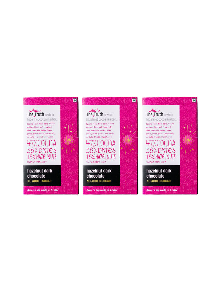 The Whole Truth Dark Chocolate Hazelnut - Pack of 3-image-5