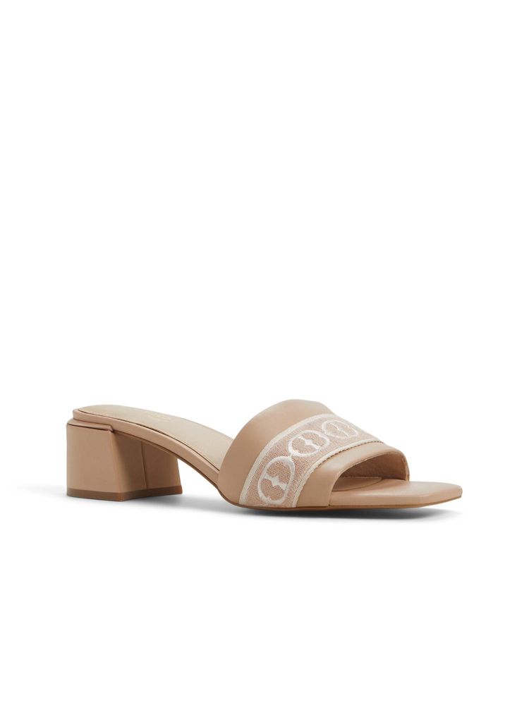 Aldo ELBENALDAR Women's Brown Sandal Heels-picture-12