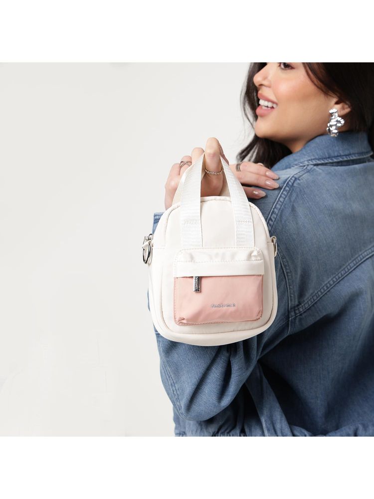 fastrack accessories Fastrack Carryon Mini Sling Bag - Off White-picture-15