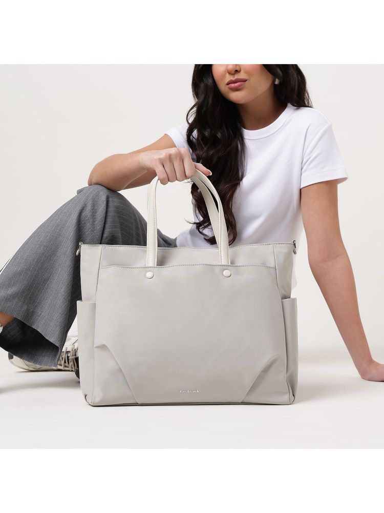 fastrack accessories Fastrack Nylon Edge Laptop Tote Bag With Detachable Strap - Sage Green-picture-30