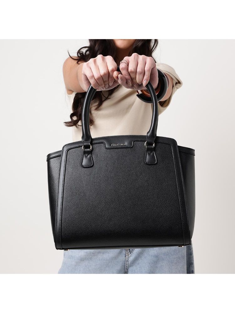 Fastrack Black Core Satchel Bag With Detachable Strap-image-43