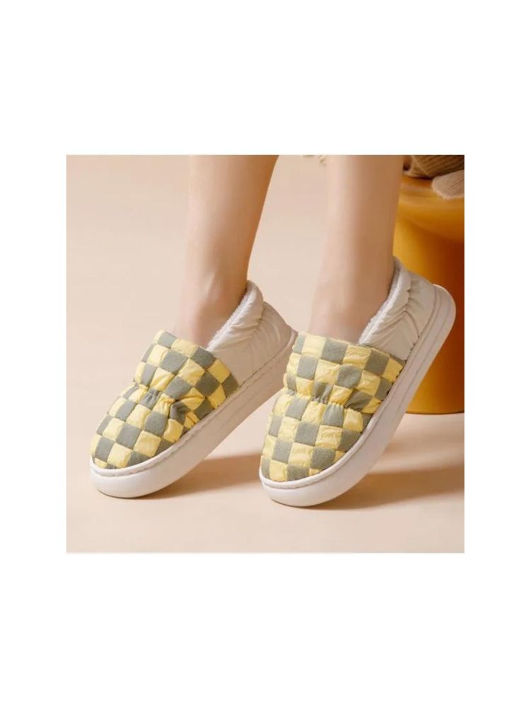 Drunken Room Slippers for Women-Yellow-image-9