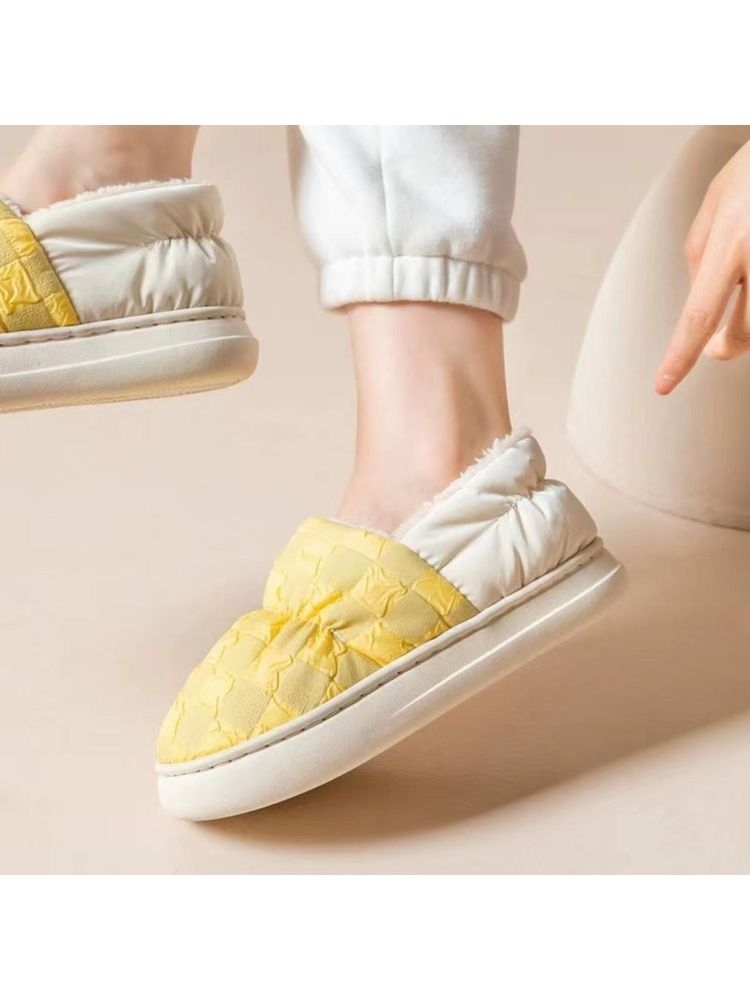 Drunken Room Slippers for Women-Yellow-picture-27