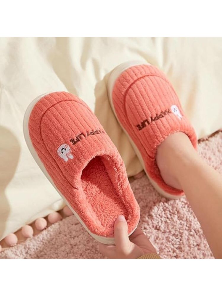 Drunken Room Slippers for Women-Coral-image-6
