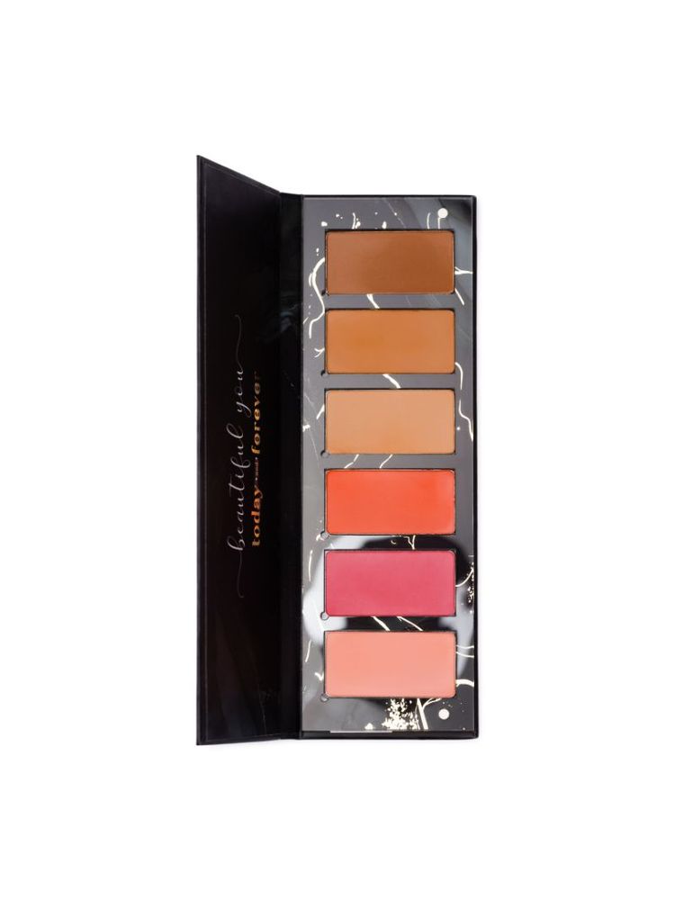 Aflairza Sculpt & Glow 6 Shades Contour And Blush Palette-image-38