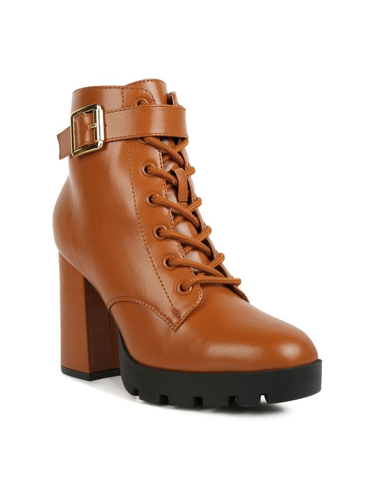London Rag Tan Lace Up Boots-picture-17