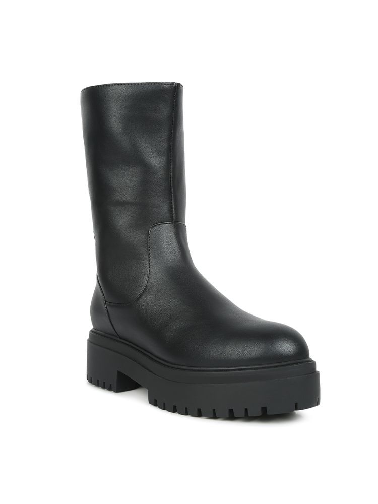 London Rag Black Lug Sole Boots-picture-27