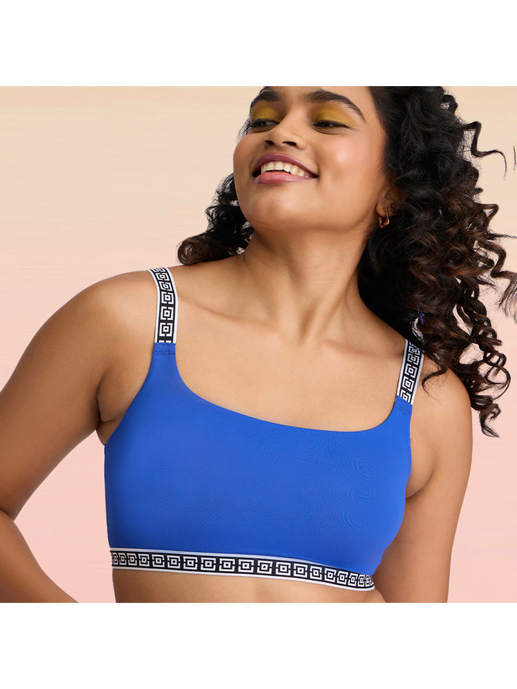Lola and Mae Varsity Edit Sports Bra - Dark Blue LMB1021-picture-10