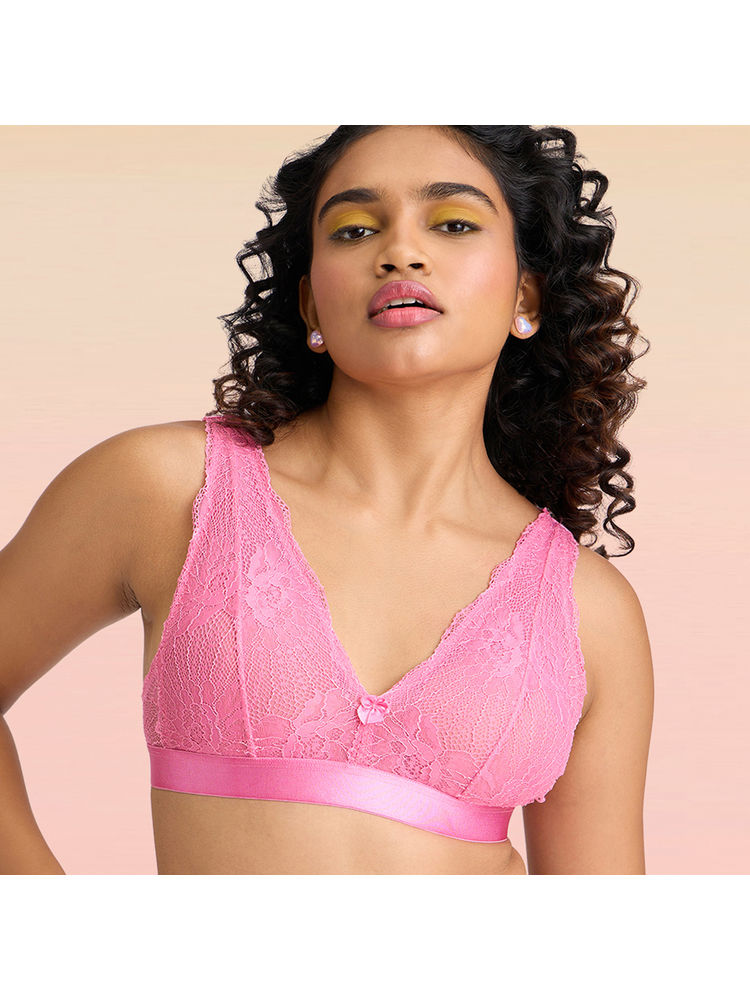 Lola and Mae "The Parisian Cut" Non Padded Bralette - Rose LMB1035-picture-14