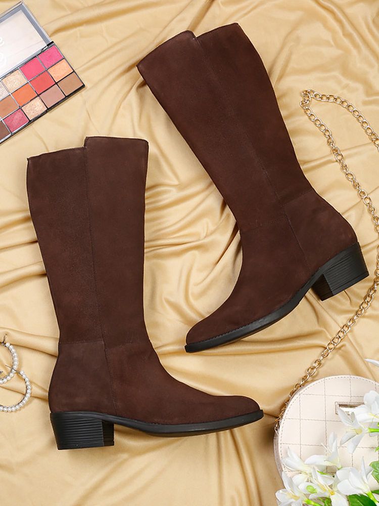 Teakwood Women Brown Casual Boots-image-16