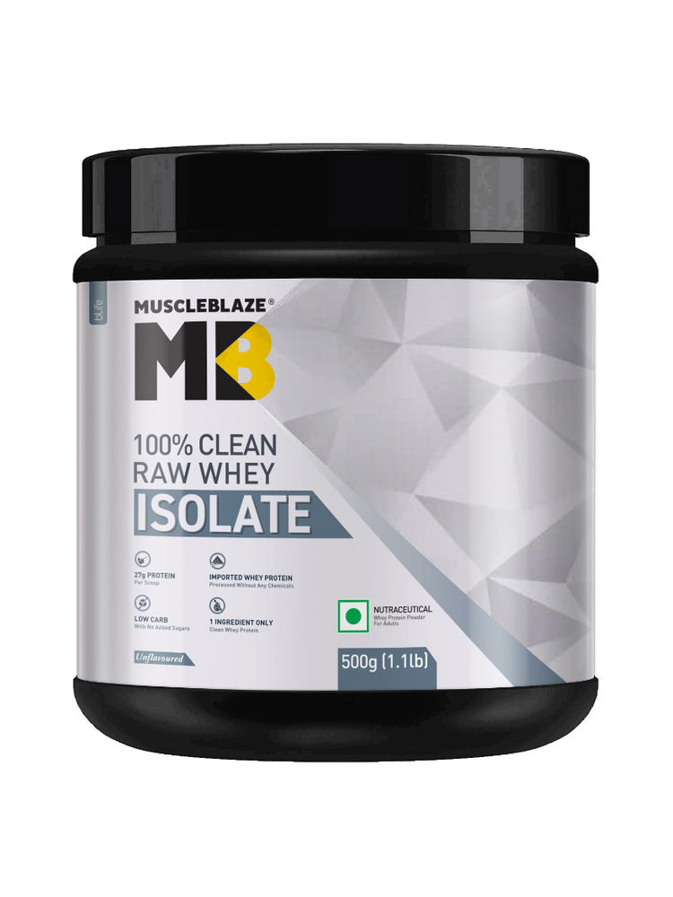 MuscleBlaze Raw Whey Isolate 90% - Unflavoured-image-16