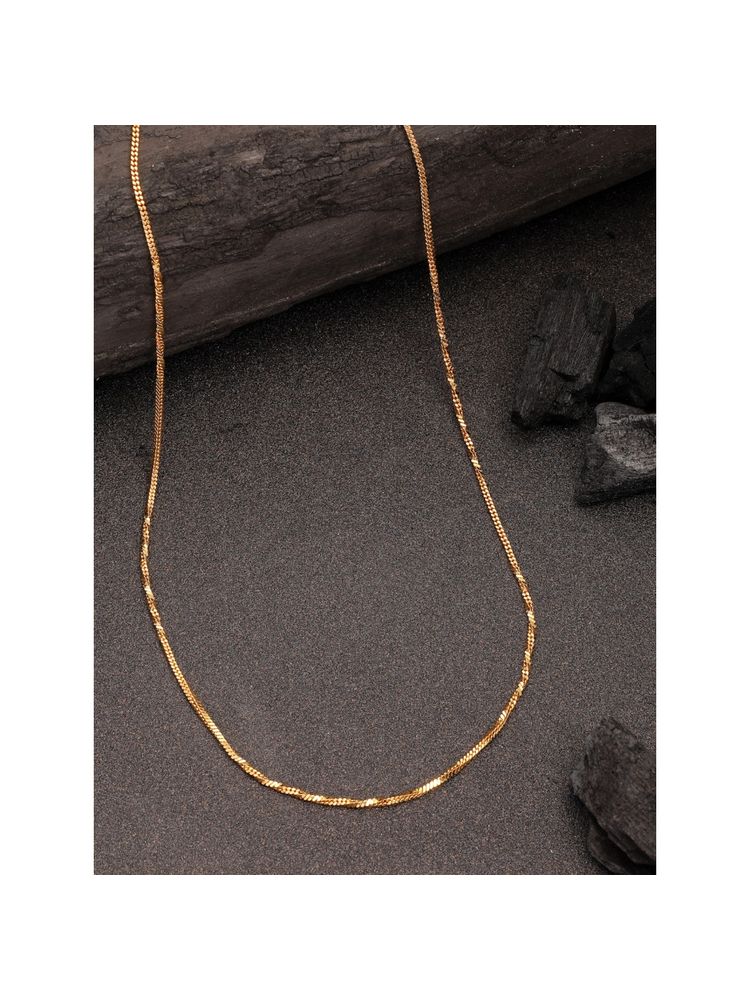 NVR Womens Gold-Plated Minimal Chain-picture-15