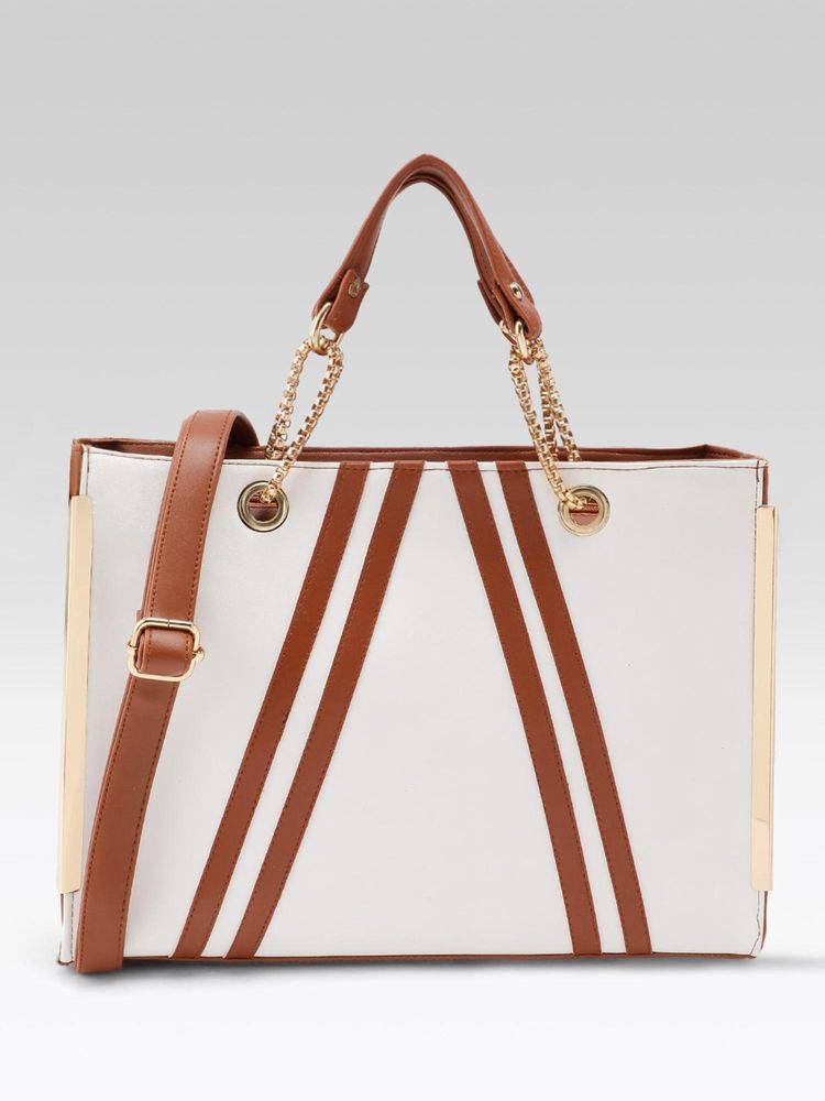Fabbhue Women's Solid Hand Bag with Detachable Strap-picture-23