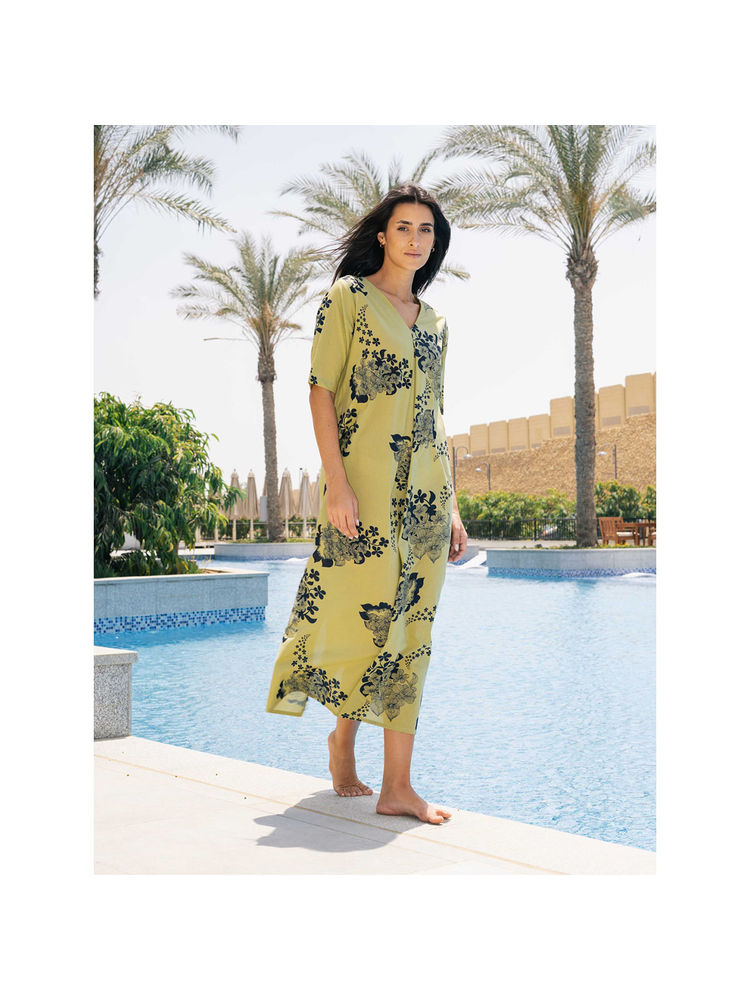 sanskrutihomes SAY Printed Pure Cotton Nightdress-picture-19