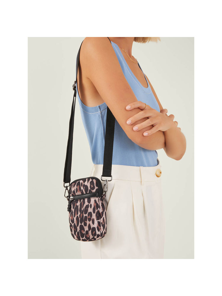 Accessorize London Women's Leopard Print Quilted Phone Sling Bag-picture-16