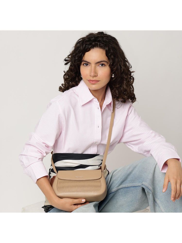 fastrack accessories Fastrack Tan Wavelet Sling Bag-picture-29