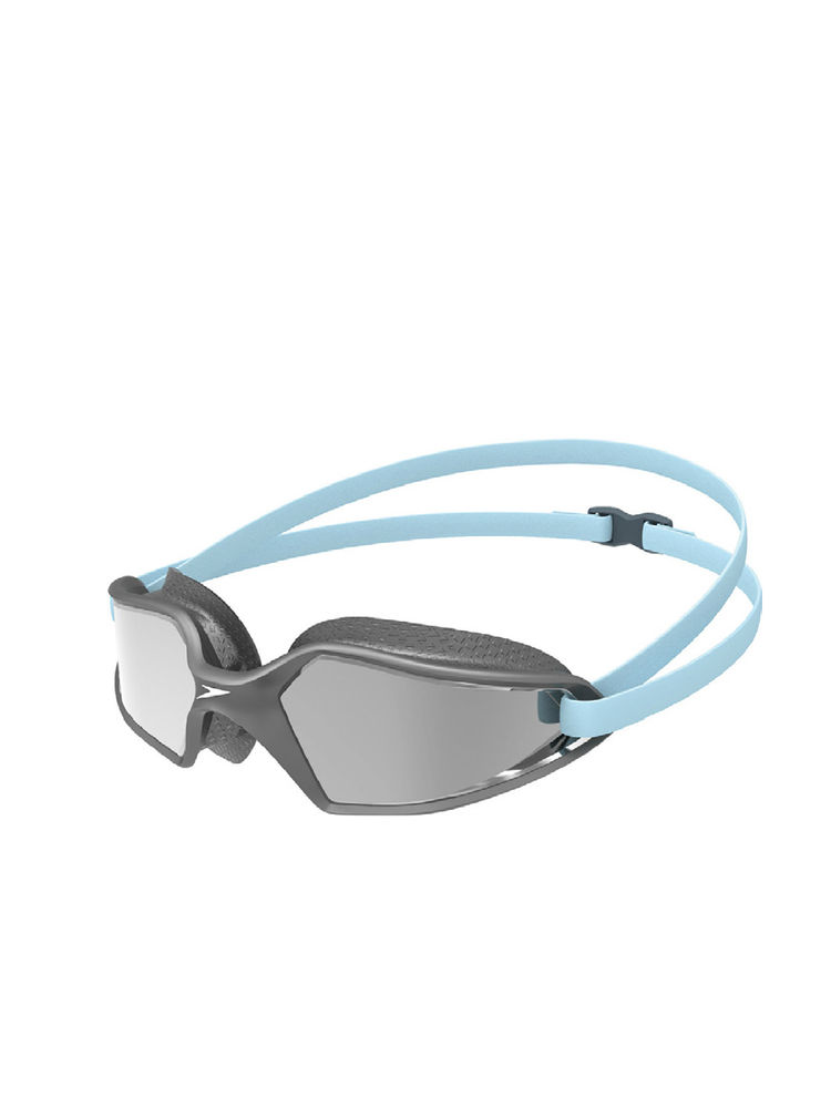 Speedo Unisex Adult Hydropulse Mirror-Lens Swim Goggles - Grey & Silver (Free Size)-image-27