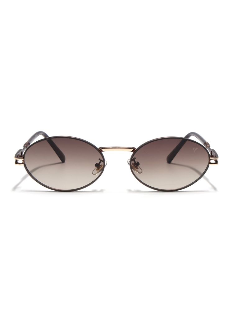 Voyage Unisex Brown Lens with Brown & Golden Frame Oval Sunglasses (MG6888) (57)-picture-22