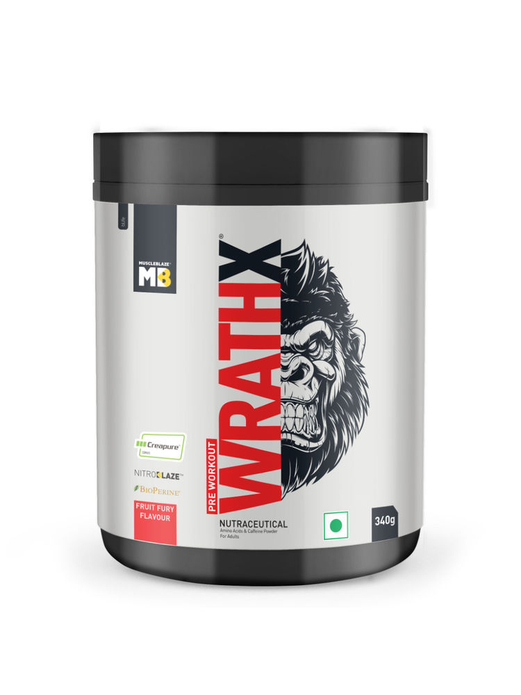 MuscleBlaze Pre Workout Wrathx - Fruit Fury