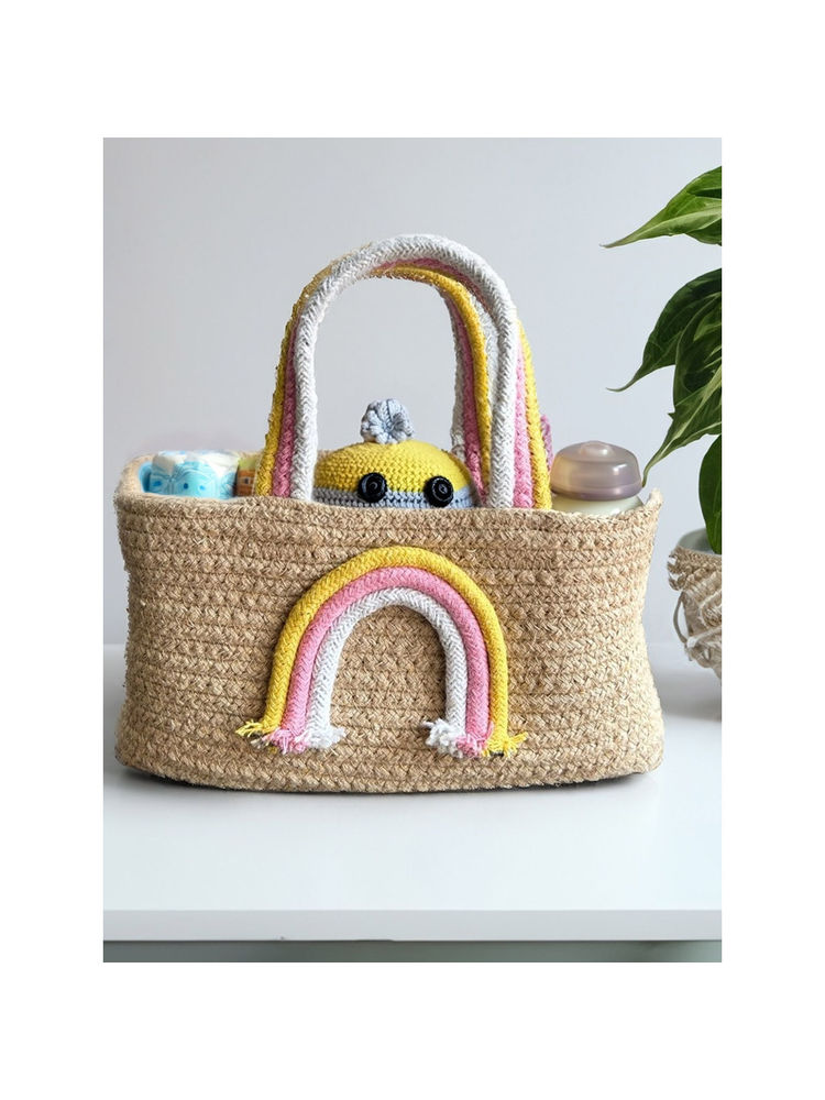 JASMEY HOMES Brown Storage Basket-image-3