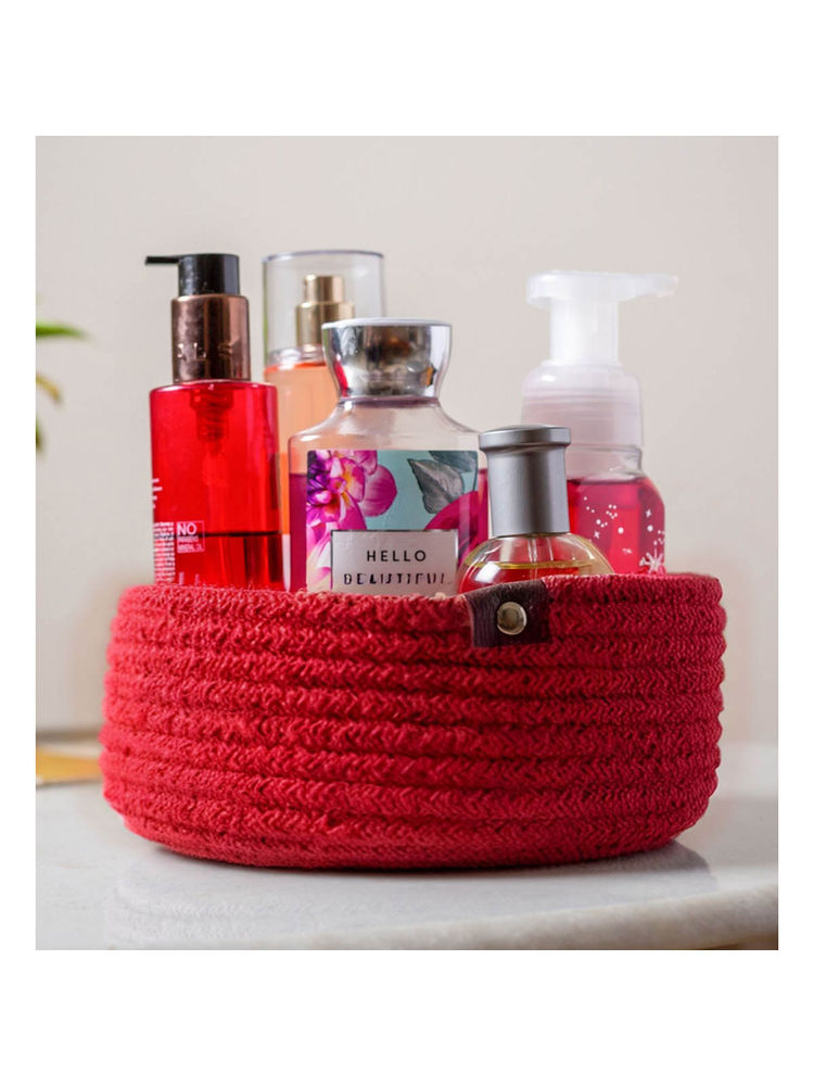 JASMEY HOMES Red Shelf Basket-image-10