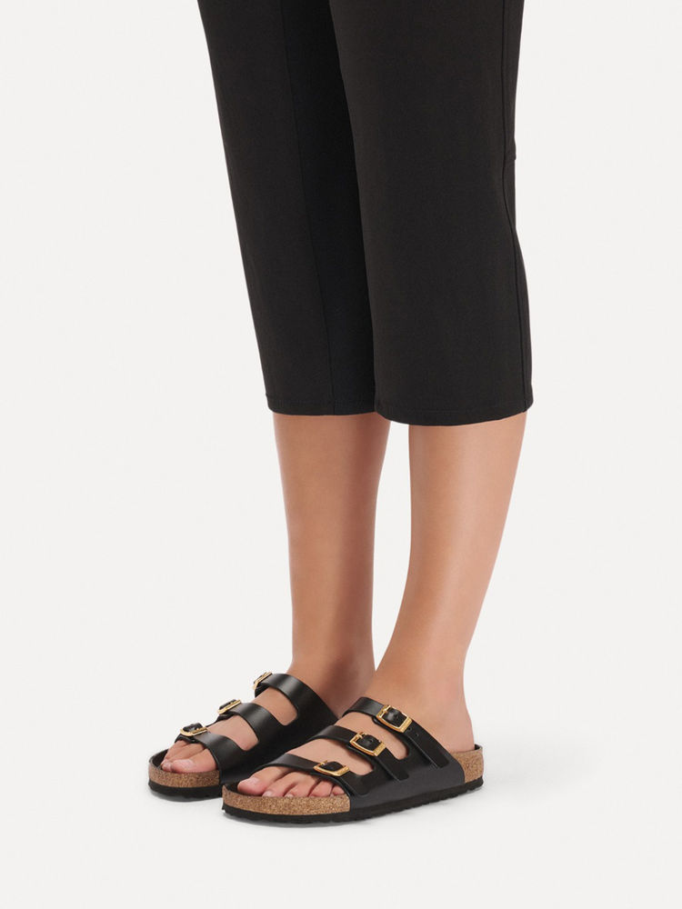 Birkenstock Florida Fresh Women Black Natural Leather Multi Strap Sandals-image-49