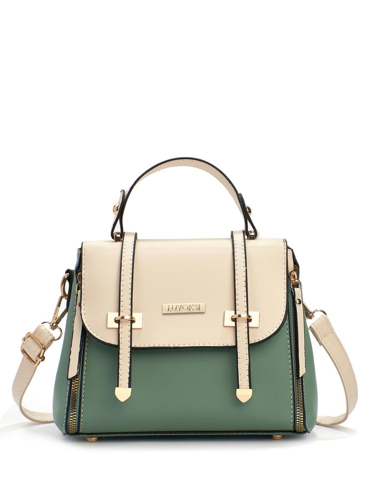 LUVOKSI Green Solid/Plain Sling Bag (Medium)-picture-1