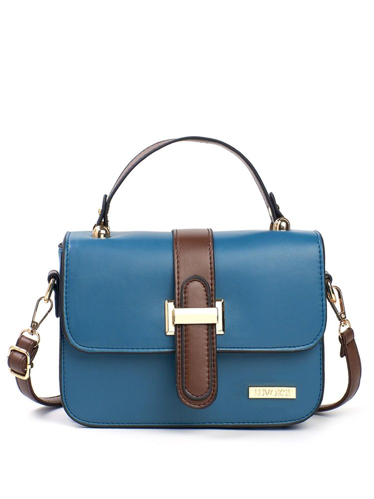 LUVOKSI Blue Solid/Plain Sling Bag (Medium)-picture-25