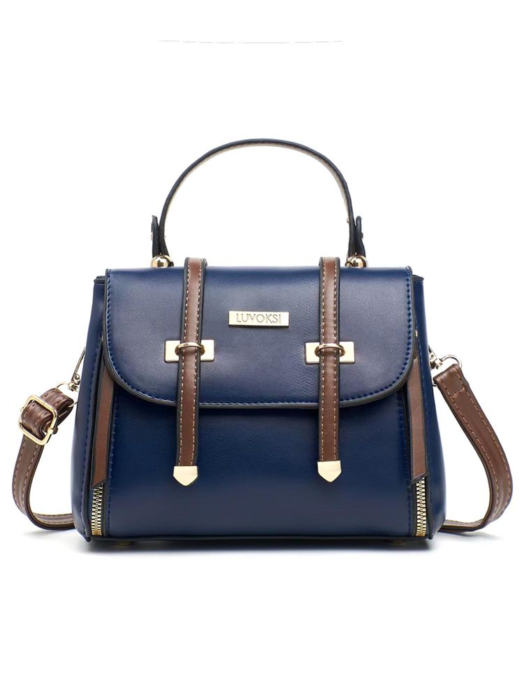 LUVOKSI Blue Solid/Plain Sling Bag (Medium)-picture-17