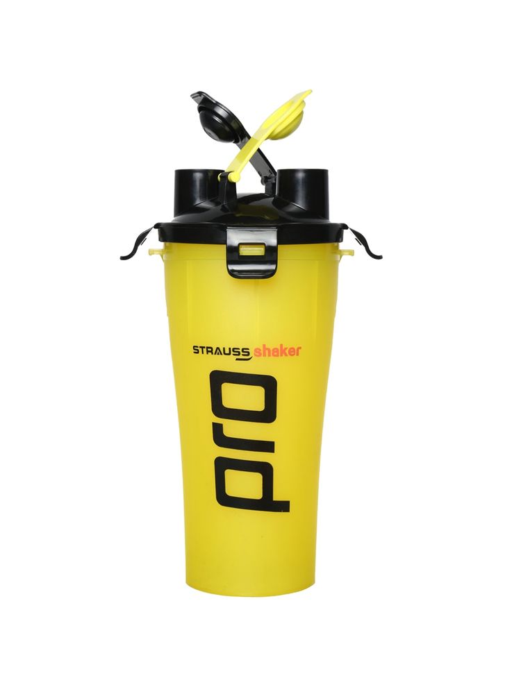 Strauss Dual Shaker Pro 700ml (Yellow)