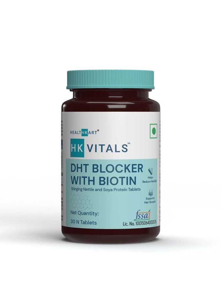 HealthKart HK Vitals Dht Blocker With Biotin Tablets, Helps to Reduce Hair Fall