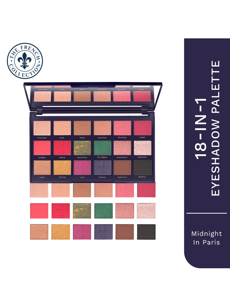 Pilgrim The French Collection Midnight In Paris 18-In-1 Eye-Shadow Palette - Multi-picture-22