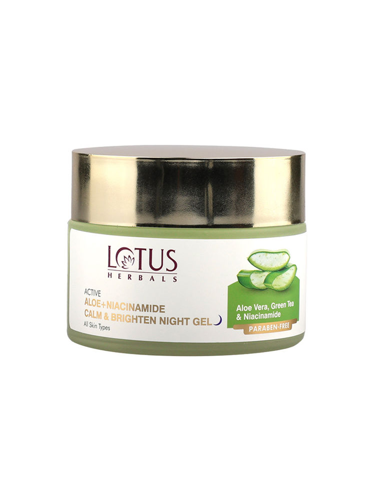 Lotus Herbals Active Aloe + Niacinamide Calm & Brighten Night Gel-picture-19