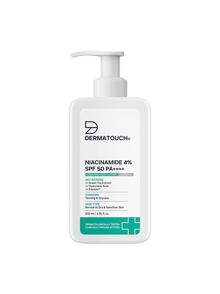 Dermatouch Niacinamide 4% SPF 50 PA++++ Sunscreen Body Lotion for Tanning & Dryness-picture-24