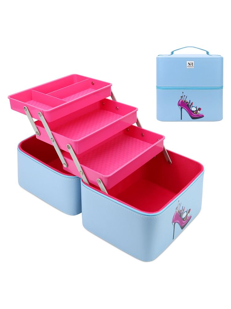 NFI Essentials PU 3 Layer Makeup Box (L)-picture-25