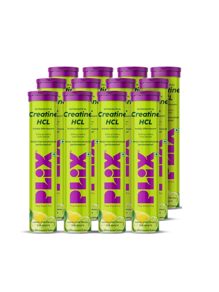 Plix Creatine HCL Effervescent Tablets For Strength & Recovery Support - Pack Of 12-picture-12