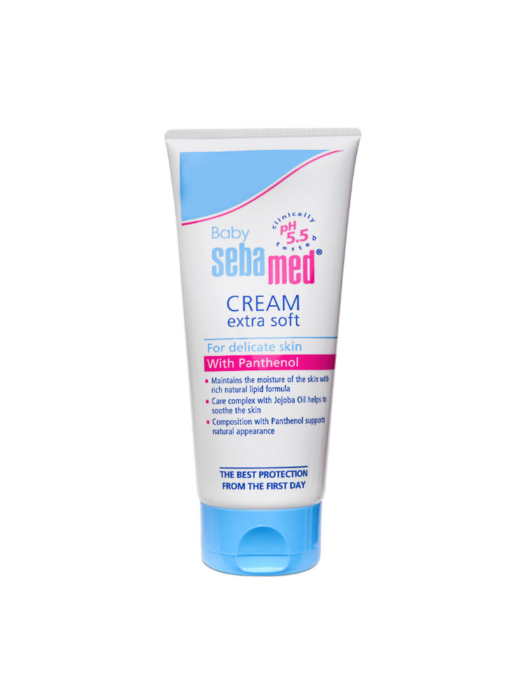 Sebamed Baby Cream Extra Soft, PH 5.5, Panthenol And Jojoba Oil, Clinically Tested, ECARF Approved