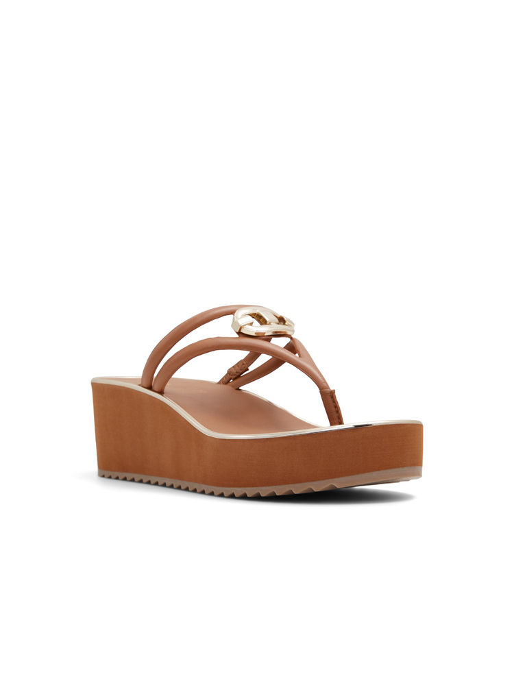 Aldo Women Other Brown Wedges-image-24