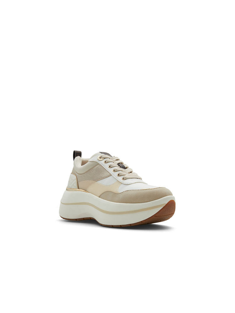 Aldo Women Bone Beige Sneakers-picture-10